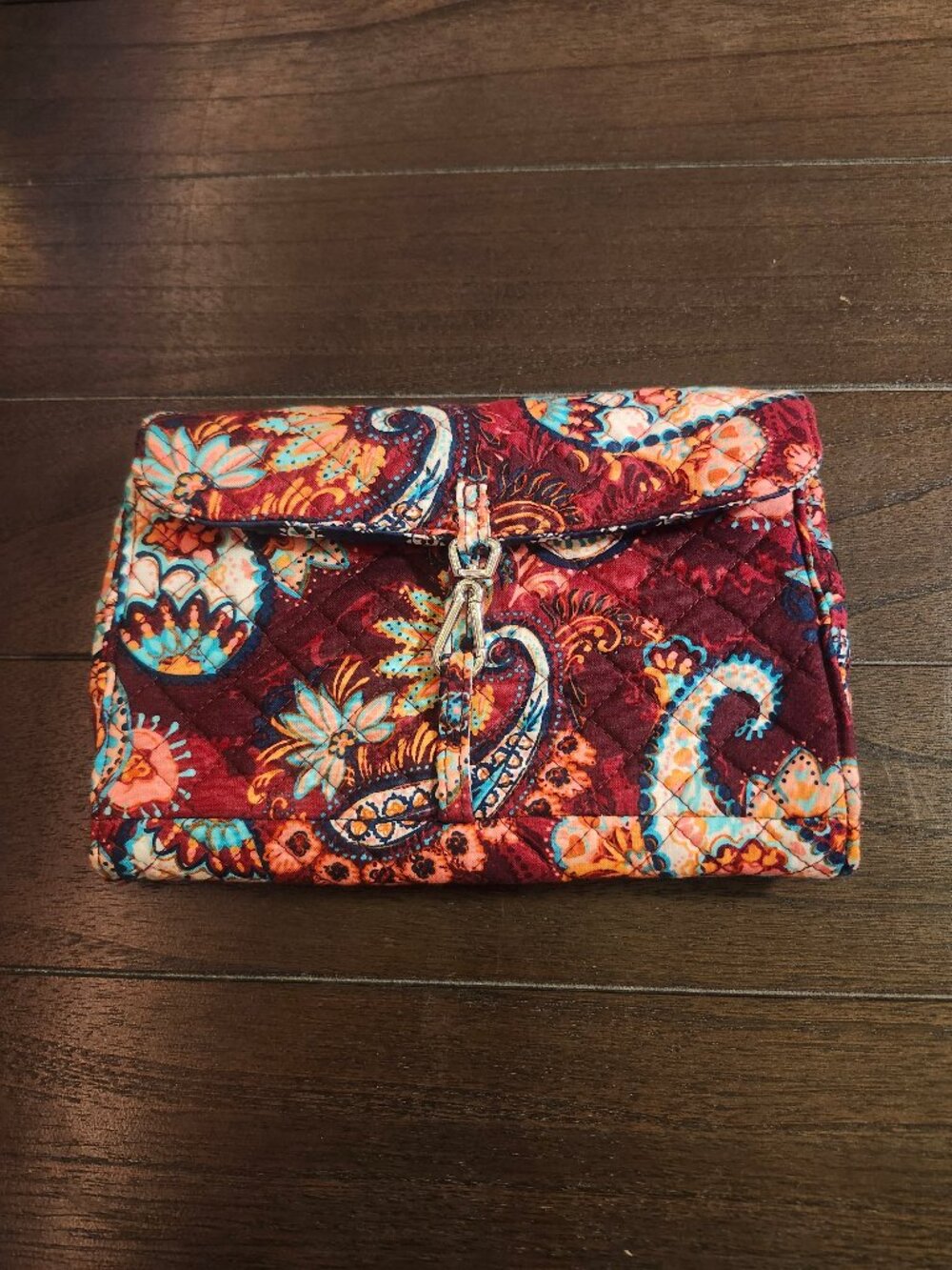 BNWOT Vera Bradley Paisley Jamboree Hanging Travel Organizer Vibrant Compact